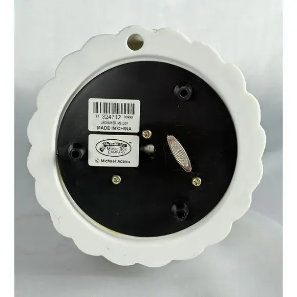 Love Doves Sculpture San Fransisco Music Box Co w/ Glass Dome Unchained Melody - Picture 10 of 12